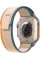 Apple Watch Ultra 2 49mm Titanium Case with Orange/Beige Trail Loop (S/M)